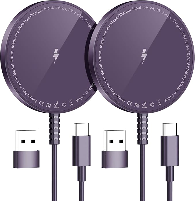 Magnetic Wireless Charger for iPhone: Compatible by WirelessCharger