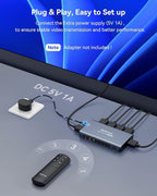 HDMI Switch 5 in 1 Out 4K@60Hz, GANA HDMI Splitter Switcher - Image 6