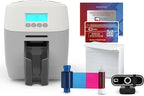 Bodno Magicard 600 Single Sided ID Card Printer & Complete Supplies Package ID by Bodno