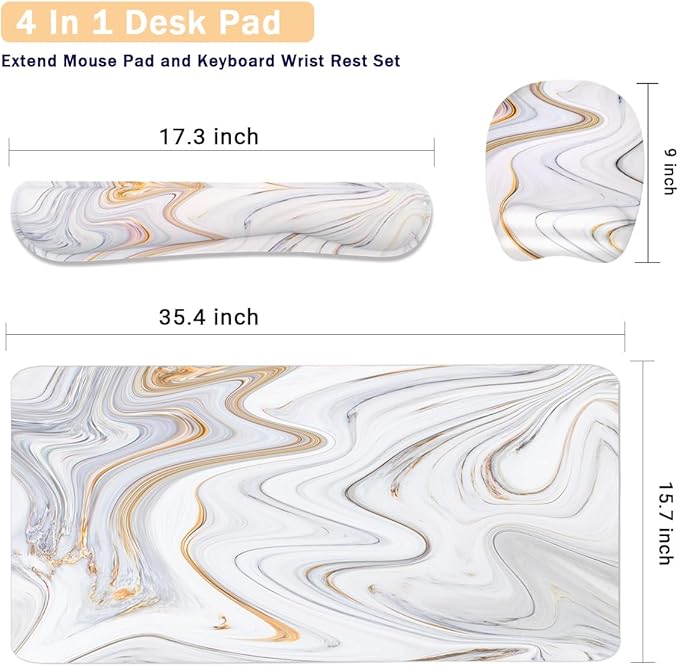 Keyboard Wrist Rest Large Mouse Pad Wrist Support - Image 2