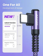 AINOPE USB C Charger Cable, 3.1A Type C Charger Cable Fast Charging, Right - Image 2
