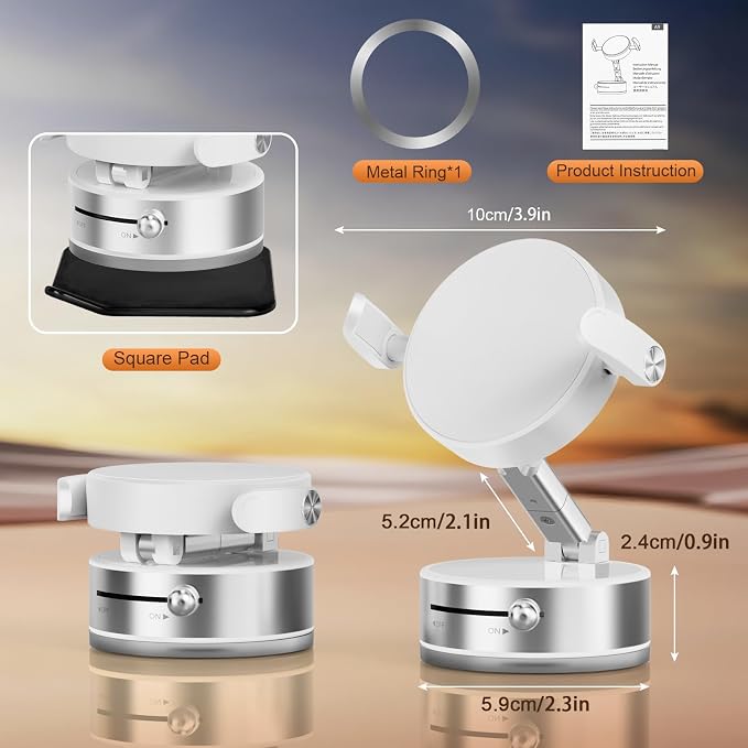 OOCC Magnetic Phone Holders for Your Car, 360°Rotating Adjustable Magsafe Car - Image 8