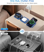 Charging Station for Apple Devices - 3 in 1 Magnetic Foldable Wireless Charger - Image 6