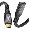 20Gbps USB C 3.2 Extension Cable, USBC 3.2 Gen2 Type-c Male to Female Extender by CHENLENIC