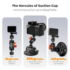 K&F CONCEPT 4.5" Suction Cup Camera Mount - Image 3