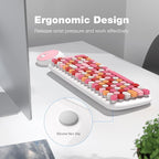 KNOWSQT Wireless Keyboard and Mouse Combo, USB Receiver Plug and Play, - Image 7