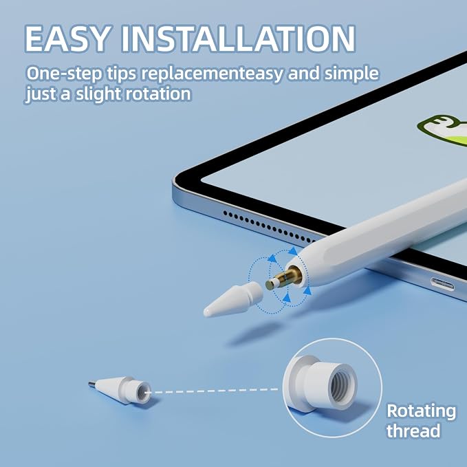 nimin Replacement Tips for Apple Pencil 2nd Gen & 1st Gen- Apple Pencil Spare - Image 6