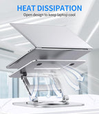 Adjustable Laptop Stand with 360 Rotating Base, Stable Computer Stand - Image 6