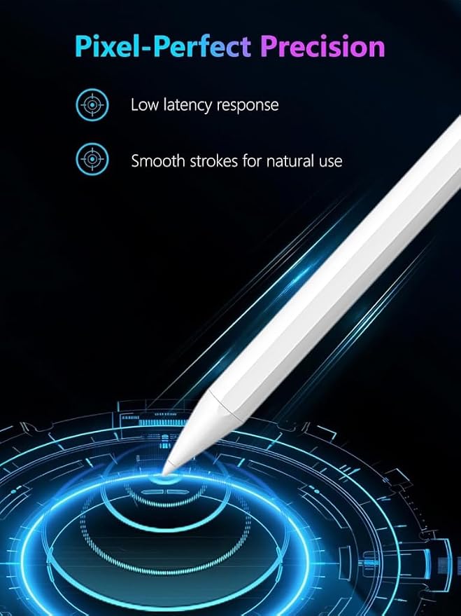 Stylus Pen for Apple iPad, Sensitivity Palm Rejection Fast Charge Stylus Pencil - Image 4