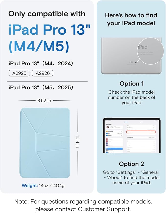 MOFT Dynamic Folio Case for iPad Pro 13-inch, Silm Magnetic Stand Case - Image 2