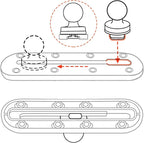 1.5" Track Ball Mount Base - Image 3
