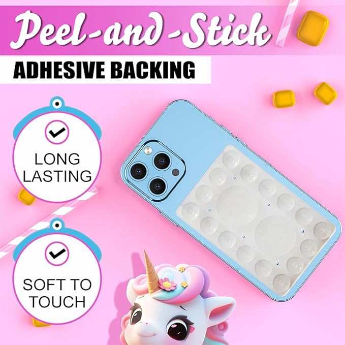 Silicone Suction Phone Holder Mount, Adhesive Accessory - Image 4