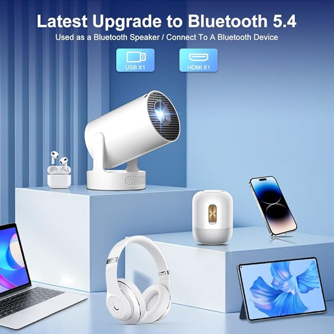 Mini Projector with Wifi and Bluetooth 5.4, Portable Proyector 4K Support - Image 7