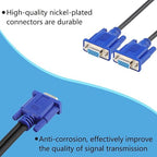 PASOW VGA Splitter Cable 1080P Dual VGA Monitor Y Cable 1 Male to 2 Female - Image 4