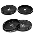 4 Pcs Cable Grommet, Snap Bushing 3-9/16" Mounting Diameter, Flexible by BOPOREAE