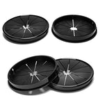 4 Pcs Cable Grommet, Snap Bushing 3-9/16" Mounting Diameter, Flexible by BOPOREAE