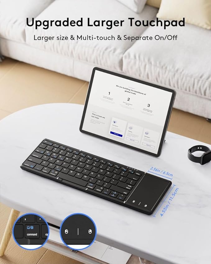 Samsers Foldable Bluetooth Keyboard - Image 3