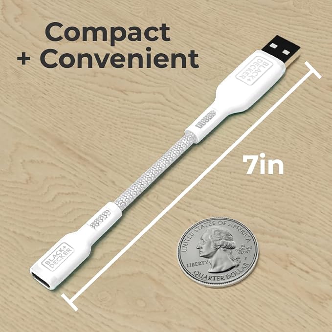 BLACK+DECKER USB C to USB Adapter, Type C Female to USBA Male OTG Cable USBA to - Image 8