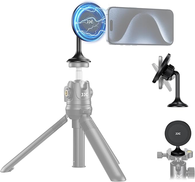 Magnetic Phone Tripod Mount Adapter by JJC