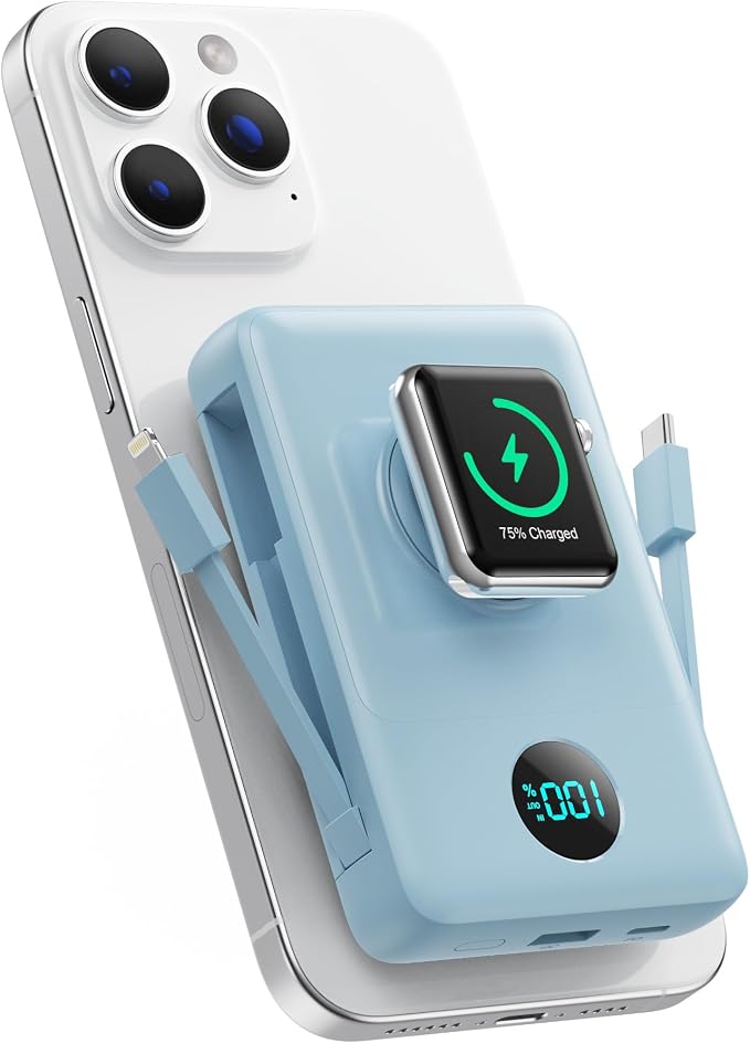 Magnetic Portable Charger 10800mAh by APHUWJ