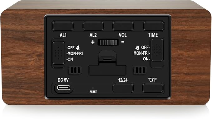 MOSITO Digital Wooden Alarm Clock - Image 8