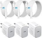 3pack Type C Charger 6FT Cable Fast Charging by SCCVEE