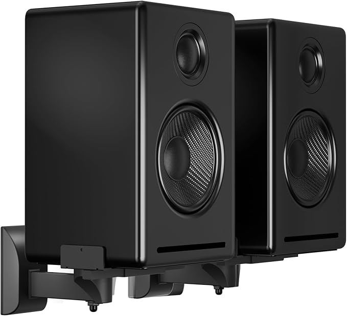 suptek Large Dual Side Clamping Bookshelf Speaker Wall Mounting Bracket by suptek