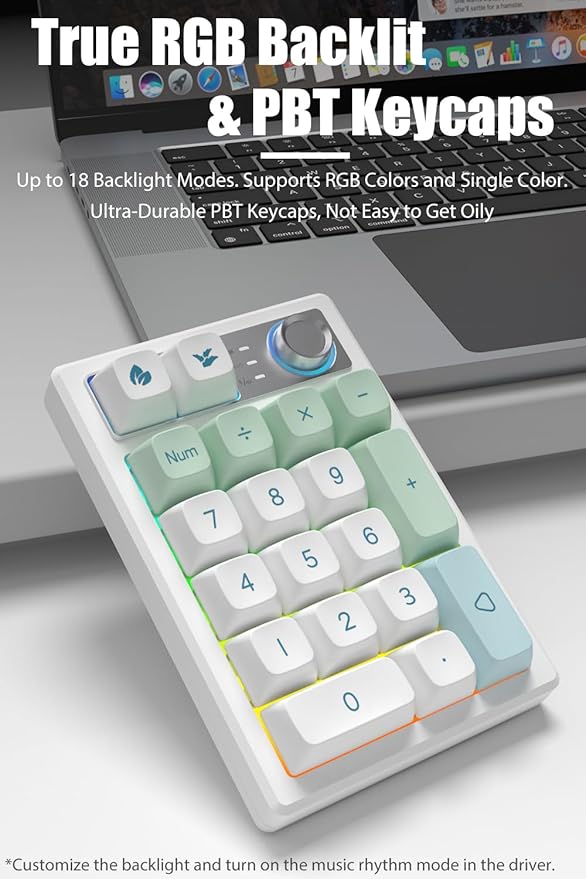 Gasket Creamy Mechanical Numpad Programmable Macro Keypad Wireless - Image 5