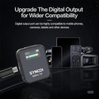 SYNCO G2A2 Pro Microphone, Wireless Lavalier Microphone, 200m Range, 8 Hours - Image 7