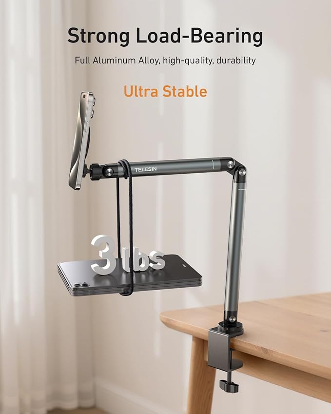 TELESIN Magnetic Phone Holder For Desk and Bed - Image 6
