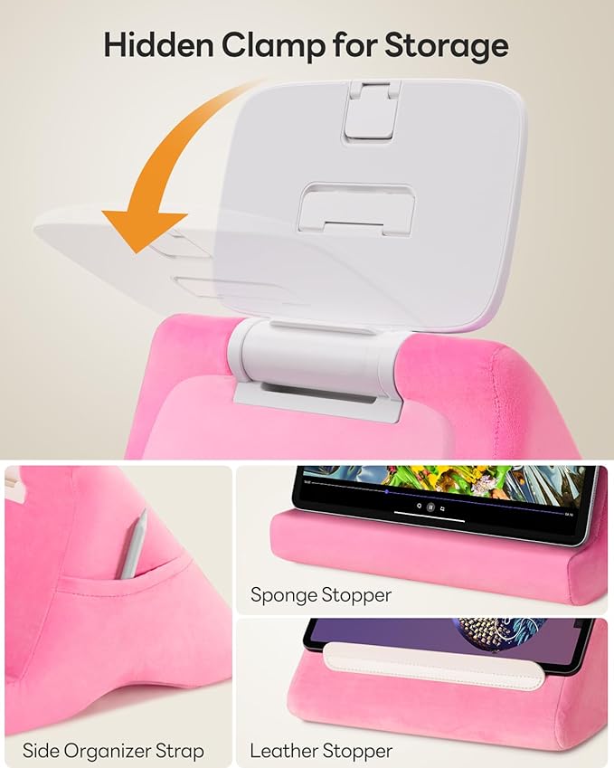SAIJI Tablet Kindle Stand Pillow - Image 6