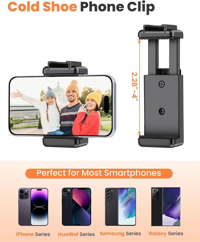 Victiv 71" Phone Tripod, Camera Stand Tripod - Image 5