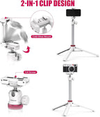 ULANZI MT-44 Extendable Phone Tripod, 360° Ball Head Camera Tripod - Image 2