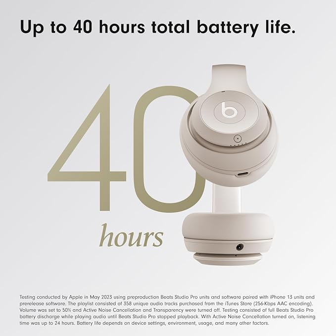 Beats Studio Pro Bluetooth Noise Cancelling Headphones - Image 3