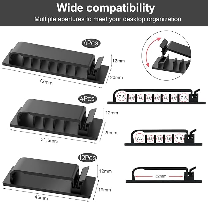 Cable Management Clips - Image 2