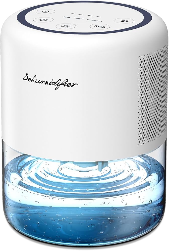 44oz Small Dehumidifier for Home, Auto-Off Quiet Portable Dehumidifier by Unknown