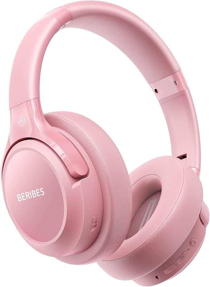BERIBES Bluetooth Headphones Over Ear, 65H Playtime and 6 EQ Music Modes by BERIBES