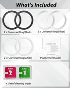 Metal Rings 6PCS, Ultra-Thin for MagSafe Sticker, Magnetic Adapter, Phone Cases - Image 7
