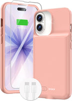 GIN FOXI Battery Case for iPhone 17, Charging Case Charger 8500mAh Ultra-Slim by GINFOXI