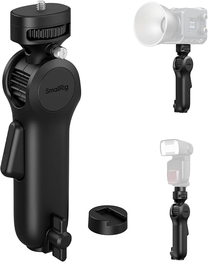 SmallRig Quick Adjustment Light Stand Adapter, One-Button 180° Pitch Adjustment by SmallRig