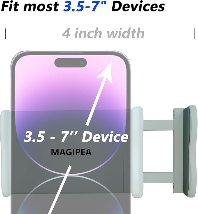 MAGIPEA Cell Phone Clip Bed Stand Holder, - Image 4