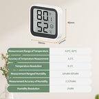 NOKLEAD Thermometer Humidity Meter Inside Mini Hygrometer Monitor Room - Image 5
