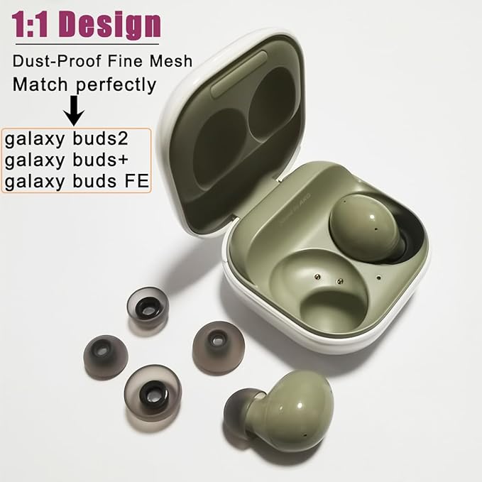 Silicone Ear Tips for Galaxy Buds 2 Replacement Filter Screen Earbuds Tips for - Image 5