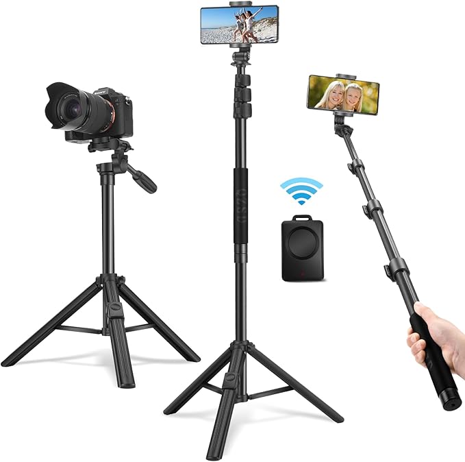 64" Phone Selfie Stick Tripod by QZSD