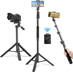 64" Phone Selfie Stick Tripod by QZSD