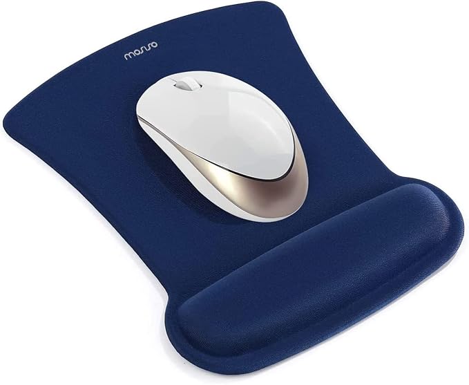 MOSISO Wrist Rest Support for Mouse Pad & Keyboard Set, Ergonomic Mousepad - Image 7