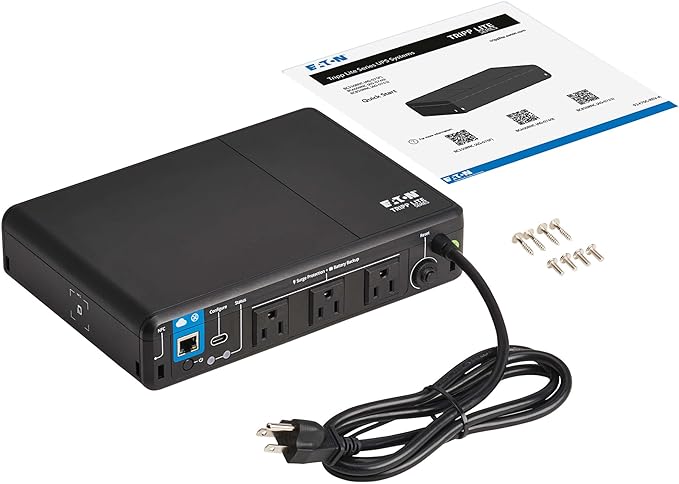 Tripp Lite Cloud-Connected 350VA UPS Battery Backup and Surge Protector - Image 6
