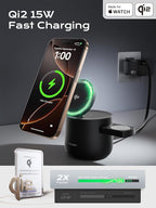 MFI Certified by Apple, 4 in 1 Magsafe Wireless Charging Station, Qi2 15W - Image 4
