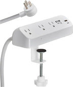 Eaton Tripp Lite Series Desk Clamp Power Strip Surge Protector, USB-A & USB-C by TrippLite