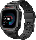 FINTIE Bands with Case Compatible with Fitbit Versa 4/3/2/1/Versa Lite/Fitbit by Fintie